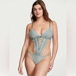 Victoria's Secret Lace Chemise in Teal